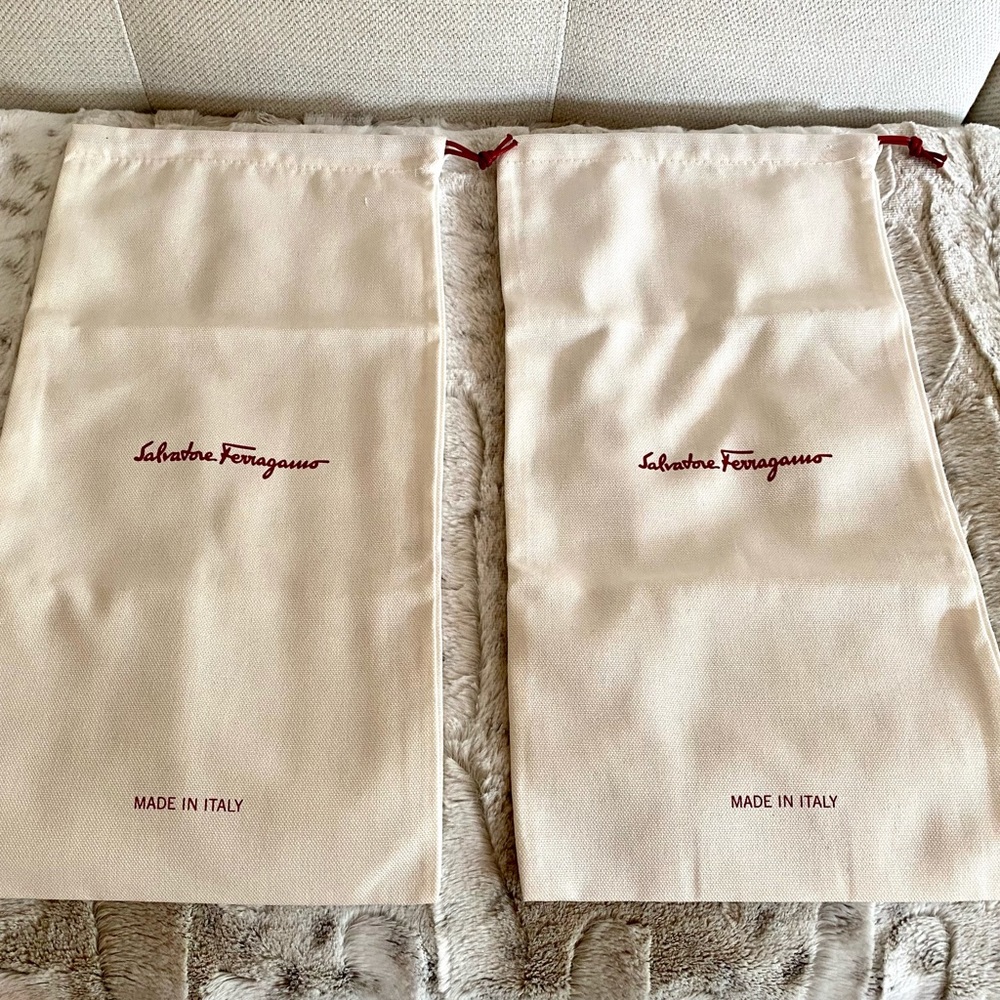 Salvatore Ferragamo set of 2 shoe covers